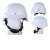先锋连 防暴保安执勤头盔 勤务头盔 安保防护装备  德式头盔白色无面罩