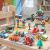 费乐（FEELO）大颗粒拼装积木玩具兼容乐高男女孩儿童节日礼物百变小车2622