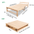 典辉折叠床双人单人床实木板式床出租房成人午休床家用简易床拼床加床 150cm松木环保床+床垫