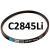 三力士三角带C2800-3734橡胶工业机械设备传动皮带135678984567 乳白色 C28 浅灰色 C2845