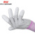 惠象 京东工业自有品牌 碳纤维耐磨防滑涂指手套 防静电手套 副 10的倍数起订 S码 S-2022-120-S