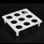 化科 耐高温陶瓷坩埚架6孔坩埚架9孔实验室陶瓷孔坩埚架 6孔 