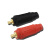 DKJ16-1快速接头红黑WS160 200氩弧焊机电焊机电缆插头插座配件 【耐用型】DKJ-16-1头+座黑