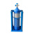 稳斯坦 WST117  钢瓶存储架 4L 5L 氧气瓶 氮气瓶架 气瓶固定架 支架（蓝-四瓶）