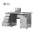 诚扬CY-BGZ不锈钢办公桌长方形台式平板桌1.2米1.4米办公桌带抽屉工作台 201五斗一空加键盘(1.2米) 