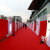 洛楚（Luxchic）一次性红地毯结婚展会迎宾楼梯地毯开业活动庆典婚礼拉绒地毯 5mm厚1米宽*10米长/卷