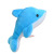 绿野客海豚毛绒挂件  可爱海豚毛绒小公仔包包挂件汽车钥匙扣玩偶背包 蓝色小海豚挂件