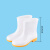 宇禄九州YA-131低筒白色雨鞋耐磨卫生靴防油防水防汛雨靴