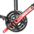 山地自行车牙盘48T大齿盘曲柄27速24中轴套装9工具8护盘通用 红色+拉马（拆卸工具）送护盘;