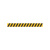 立采 防滑耐磨警示贴 黄黑线10X100cm 1件50张 1件价