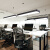 简约现代长条型形LED办公室吸顶灯吊灯造型灯长方形吊线灯圆角写 黑色90*20cm*48W 其他