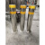 定制加厚不锈钢防撞柱挡车路桩可移动路障立柱钢管反光警示柱议价 304材质(76管1.2厚)60高