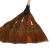 wimete 威美特 WIhd-197 工业用棕扫把 木柄棕树皮扫把 棕毛扫帚扫把 优质棕毛扫把 
