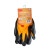 3M 劳保手套 防护手套 舒适型防滑耐磨 劳动防滑粘胶丁腈手掌浸胶 通用透气 橙色 M码