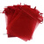 久聚和多尺寸欧根纱袋 束口抽绳包装袋 化妆品首饰活性炭颗粒透气包装袋 红色 17x23CM 100个