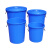 震迪60L无盖水桶酿酒桶酒店后厨泔水桶塑料饭店水桶可定制700261蓝色