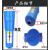 汉克森压缩空气精密过滤器CTA级油水分离器空压机过滤器干燥除油 蓝色汉克森CTA004单支不带排水器