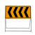 昊鹰 交通标志牌施工警示牌反光道路施工标志牌 反光警示牌 交通标志  向右箭头标