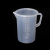 HKNA量杯带刻度量筒奶茶店用具工具塑料计量杯1000ml5000毫升 250ml无盖