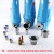 定制气泵空压机油水分离器压缩空气冷干机干燥小型除水气水精适配 定制浅灰色 3.5立方3个大球适配