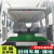 QH夹布塑胶板工业铺地面加线货车厢胶皮耐磨夹线无味绝缘橡胶垫片 绿色5mm15米宽x10米一面光/一面