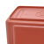 兰诗（LAUTEE）D033 摇盖分类垃圾桶 户外大号果皮箱干垃圾湿垃圾桶 可定制 60L棕色湿垃圾