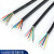 耐高温多芯电缆线软硅橡胶护套线电源线导线铜芯YGC5 8芯 0.5平方 8X0.3平方 外径7.5MM 10m