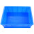 冰禹 BY-5S1 加厚塑料物流周转箱 工具零件盒收纳箱 4号蓝410*310*145mm
