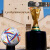 饷亨2022世界杯足球2022世界杯足球卡塔尔欧冠成人5号比赛儿童4号中小 英超十三代蓝白  热粘合5号