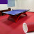 帝狼乒乓球地胶室内专用PVC运动地胶垫羽毛球场地胶可移动防滑地板 专业款红布纹4.5mm