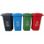 昂来瑞特 垃圾桶 挂车式 WHLJT-240L 720x575x1080 （交货期2周）