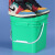 加厚塑料桶正方形5/10/25L公斤升带盖可坐凳钓鱼桶酱料包装桶 长方形桶-10L-橘色
