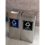 垃圾桶大堂走廊干湿分离组合式大堂室内外分类电梯口垃圾桶 不锈钢双桶60*30*70cm