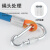SHANDUAO 高空作业安全绳套装 户外安装空调工地施工作业保险绳SD232钢丝内芯 8mm直径（100米）橘色
