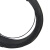BOWERY扎丝铁丝细软电镀锡铁丝PVC绑扎带电源线固定捆绑扎带绑线带包塑铁丝0.75mm葡萄扎丝黑色圆型 60米