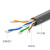 QSKY线缆 超五类网线 高速宽带线 CAT5E类网络工程监控跳线 8芯双绞成品线缆 灰色 10米