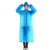 易美丽诺 HT106 透明雨衣 户外时尚长款带帽雨衣旅行登山骑行旅游徒步 非一次性EVA防水便携雨披 蓝色 成人款