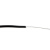 BOWERY扎丝0.55mm黑色25CM长扁形电镀锌包塑铁丝捆绑线葡萄藤架绑扎带 500根/包 1包