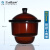实验室棕色玻璃真空干燥器干燥皿防潮罐ml2102F2402F3002F3502F400 棕色真空350mm