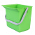 CT施达 TM-CTA 125G 长方形小型储水桶 加厚耐用清洁水桶 带提手小号收纳储物桶 6L绿色
