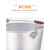 芗途加厚铝提桶 老式铝水桶 铝桶圆桶带盖家用手提桶大容量铝制提水桶 特厚32CM铝提桶/13升
