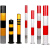 兆安德 钢管警示柱防撞柱停车桩挡车路障路桩铁立柱加厚地桩柱 备件（定制） 红白19法兰76-750-1.5 