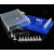 定制0.2ml96孔离心管盒ep管盒冰盒pcr管盒八连管盒PCR板架8/12连管盒 紫色(带盖)