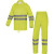 代尔塔 分体式雨衣套装407400 反光条荧光款 PVC涂层 黄色 XL 1件