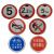 驼铃纵横 JS-600 交通标志牌 圆牌三角牌交通标识反光标牌限速牌限高指示禁令警告组合标志 禁止超车
