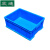 震迪周转箱整理收纳箱塑料物流箱工具储物箱bc002蓝色480*358*170