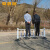 公路道路护栏隔离栏市政马路人车分流栏杆 交通设施车道安全防撞 国标安装高0.8米3米长护栏+1根