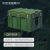 鸣固 滚塑箱 给养单元户外便携式绿色多功能器材箱 800*600*540mm