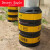 电线杆防撞桶1米1.2米高圆柱型加厚电杆防撞墩交通安全保护电力黄 黑色1000mm*500mm