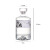 定制酒瓶玻璃透明白酒瓶空瓶密封各种白酒专用密封酒罐 透明款观山白酒瓶500ML*2